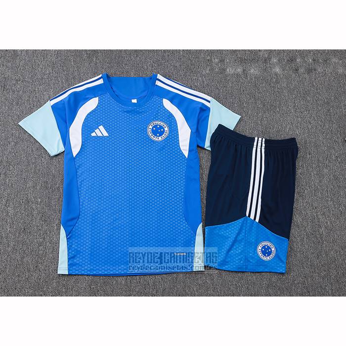 Chandal del Cruzeiro Manga Corta 2025-2026 Azul - Pantalon Corto